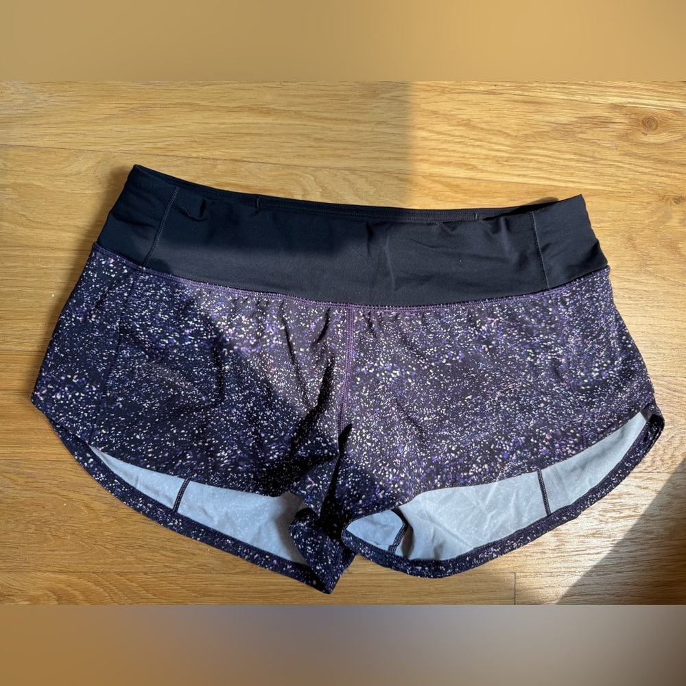 Lululemon Purple Speed Up Shorts